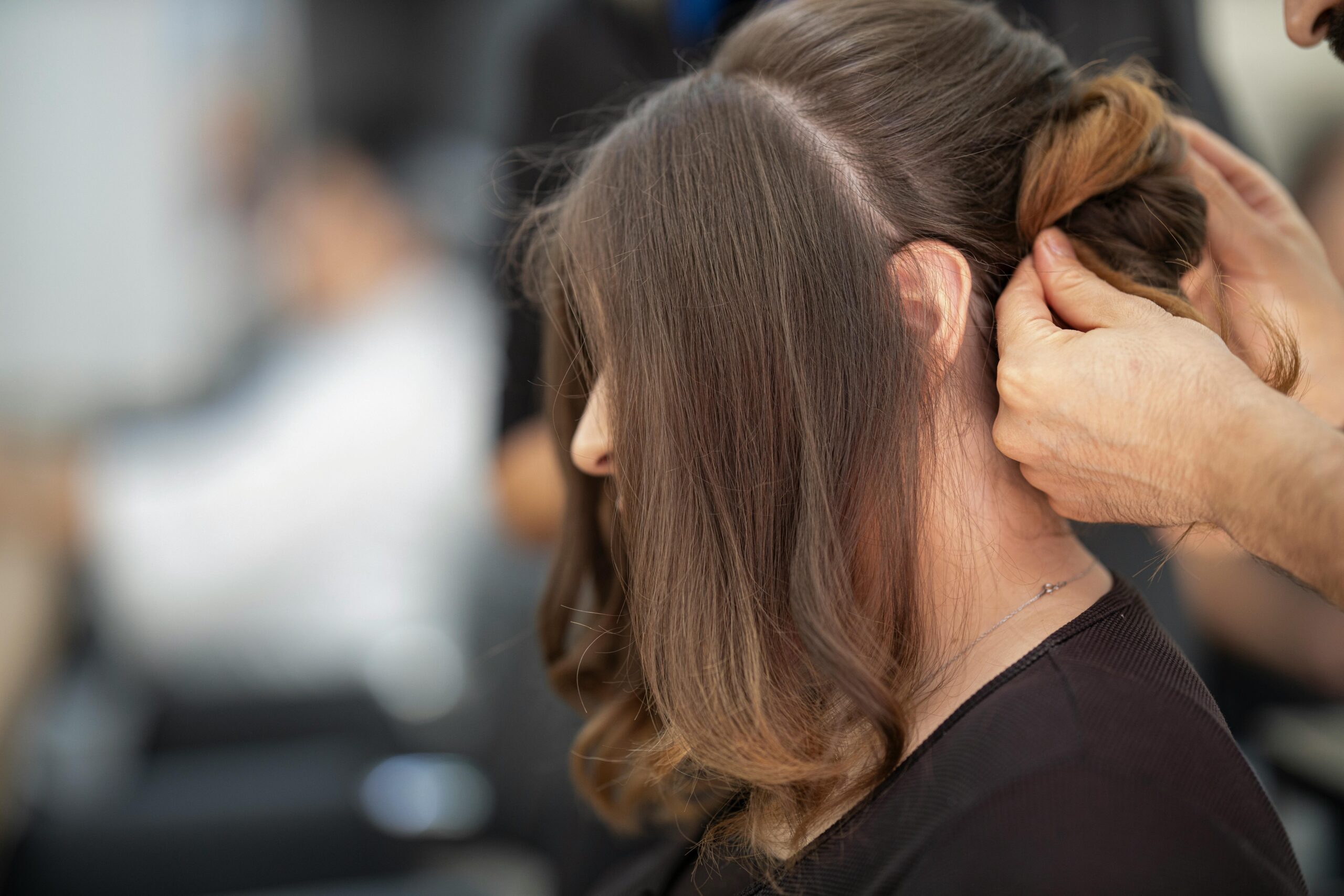 Elegant updo hairstyle