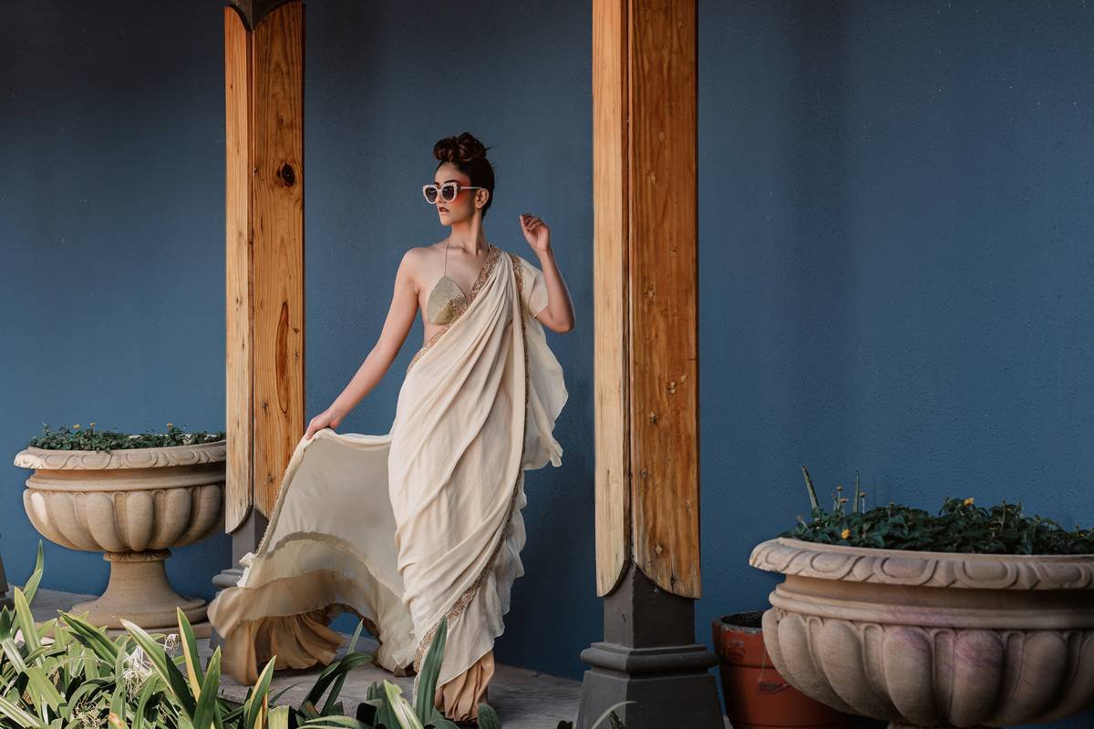 Before and after images of Jane's classic chignon updo